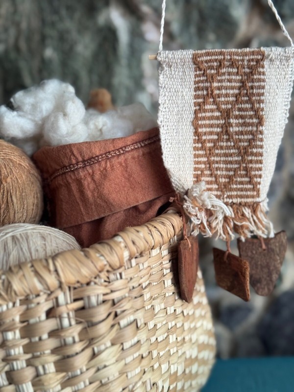 Dollhouse Miniature Tapestry Woven Wall Hanging Art Native Colored Cotton Algodo gallery