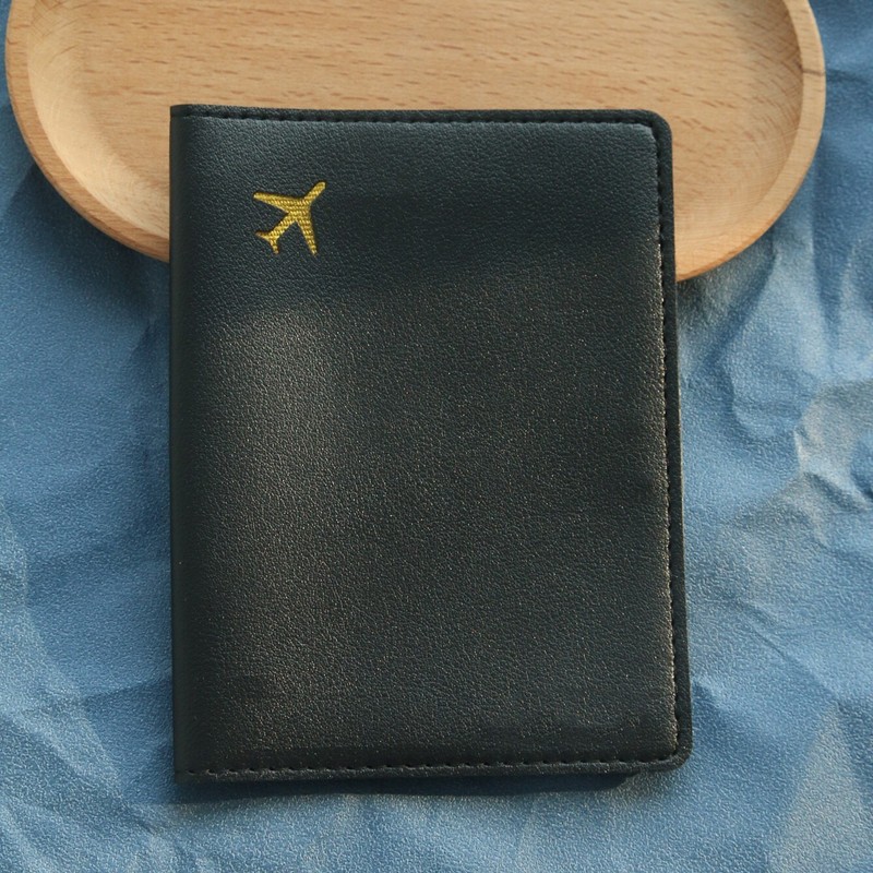 Personalized Travel Gift! Leather Passport Cover with Name Stamp gallery