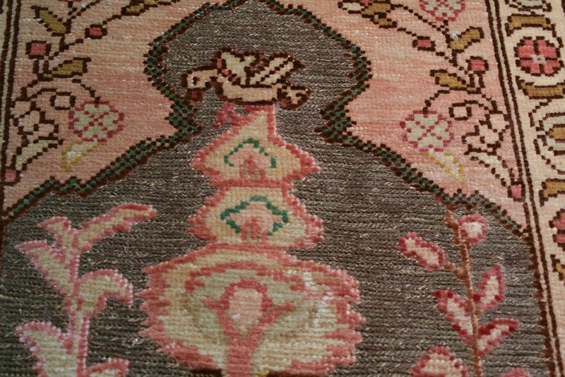 HEREKE: TURKISH, SILK, HAND-KNOTTED, METALIC THREAD WEAVING gallery