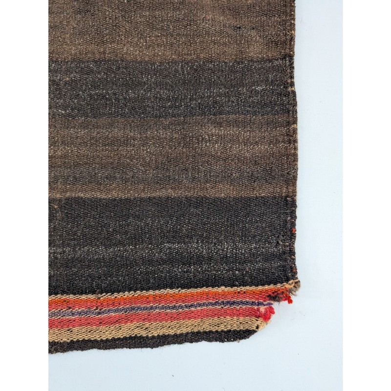 Vintage Traditional Bolivian Aguayo Handwoven Wool Textile 140x35in gallery