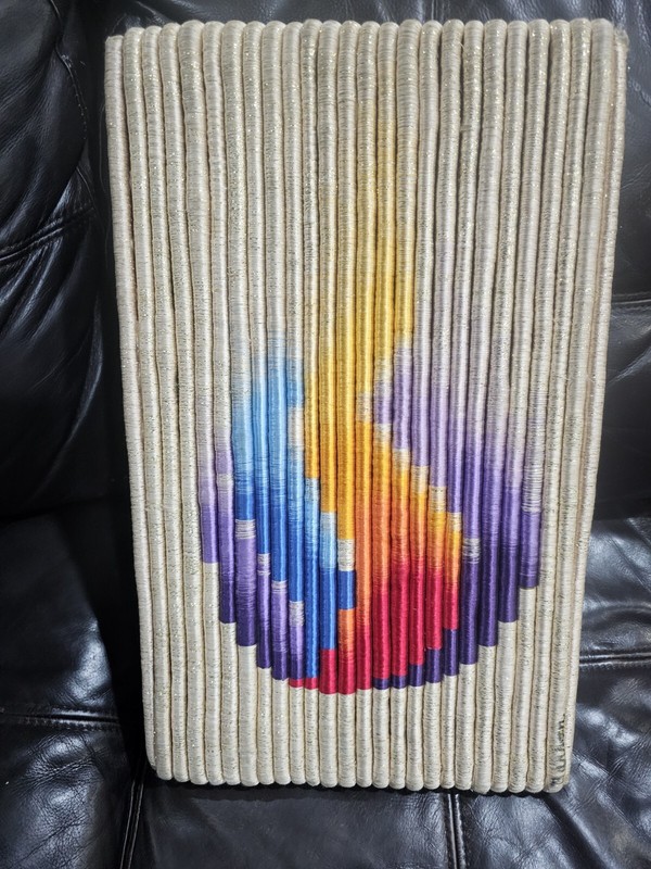 Super RARE ORIGINAL 1980’s Barbara Barron Textile Fiber Art/ Sculpture