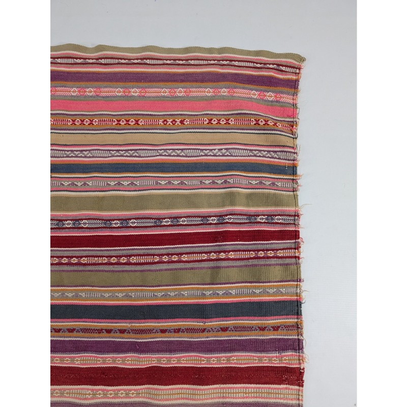 Vintage Turkish Style Handwoven Textile Panel 115x103in gallery