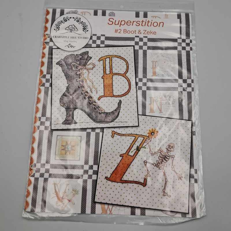 Crabapple Hill SUPERSTITION 2 Patterns (1,2) Pre-owned, Uncut OOP gallery