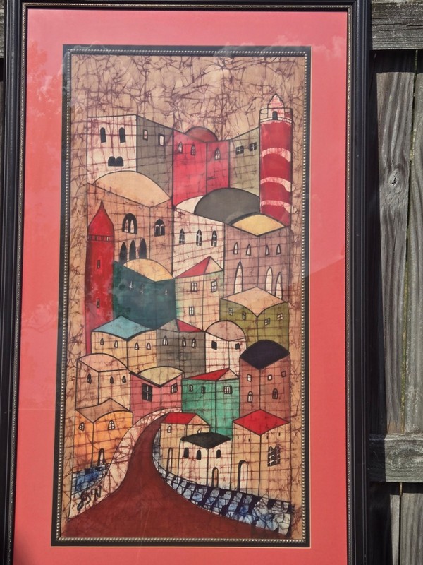 Stunning Batik Tapestry: "Old City of Jerusalem" by Michael Gruenbaum gallery