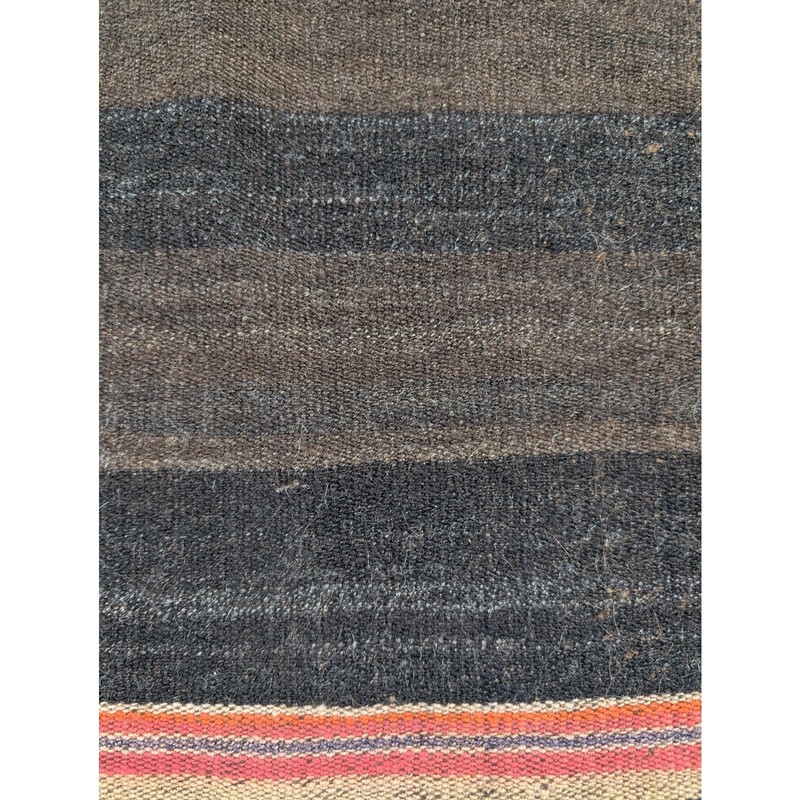 Vintage Traditional Bolivian Aguayo Handwoven Wool Textile 140x35in gallery