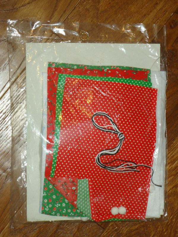 1978 TITAN VINTAGE FELT KIT Sequins/Beads HOLIDAY ORNAMENTS Set of 4 Snowmen gallery