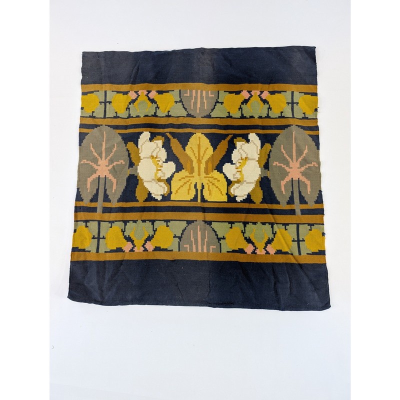 Vintage Traditional Arts & Crafts Woven Textile 67x26in