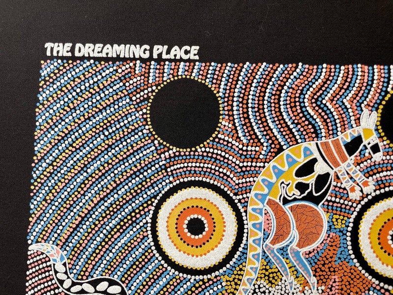The Dreaming Place Australian Aboriginal 3D AI Print Norbett Lynch Kngwarraye gallery