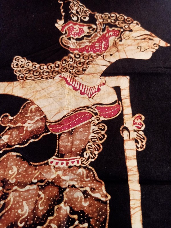 SRIKANDI FEMALE WARRIOR HAND DRAWN BATIK PAINTING HOME DECORATION WALL HANGING gallery
