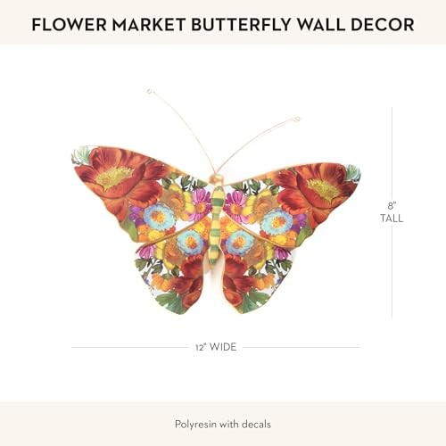 Butterfly, Hanging Butterfly Wall Decor, Flower Market gallery