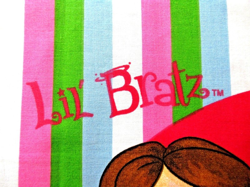 "LIL' BRATZ / FABRIC PRINT" ~ (17" X 21") ~ ** WALL ART / QUILTING ** #49 gallery