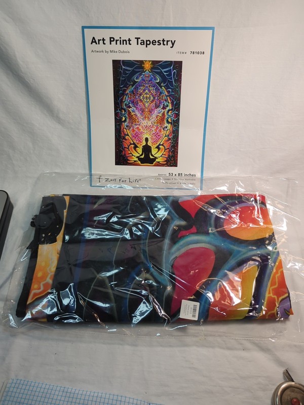 "Zest For Life" Tapestry Cloth 85" X 53" Art Print By Mike Dubois Hanging Loops gallery