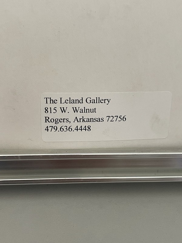 The Leland Gallery Rogers, Arkansas- Framed Wall Art Native American (26" X 11") gallery