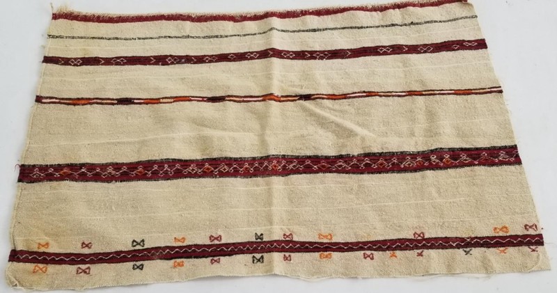 Vintage Traditional Moroccan Handwoven Textile Panel 96x57cms
