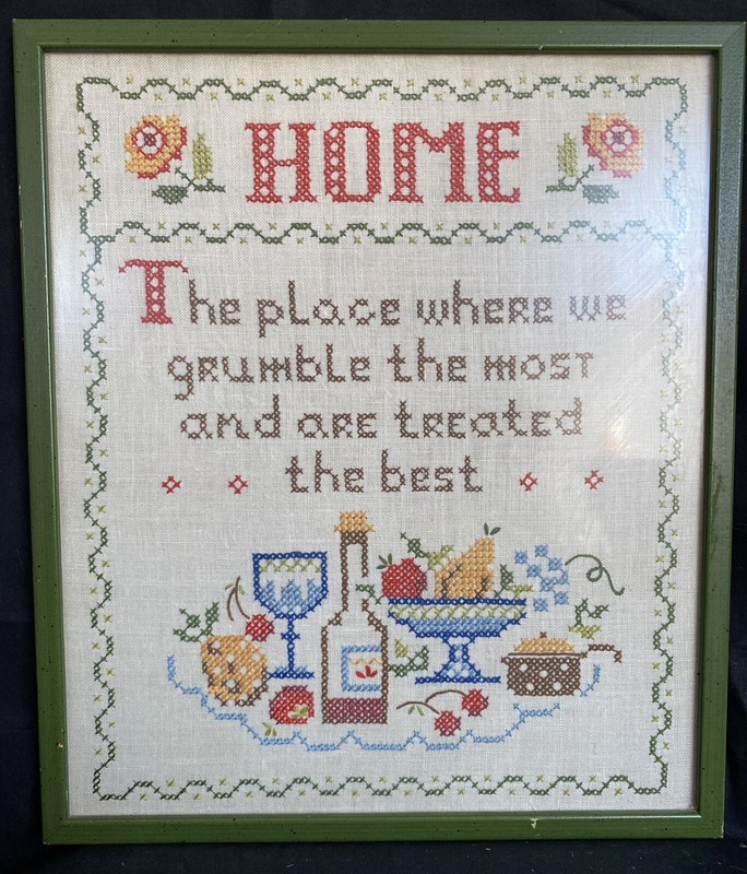 Cross-Stitch – “Home”