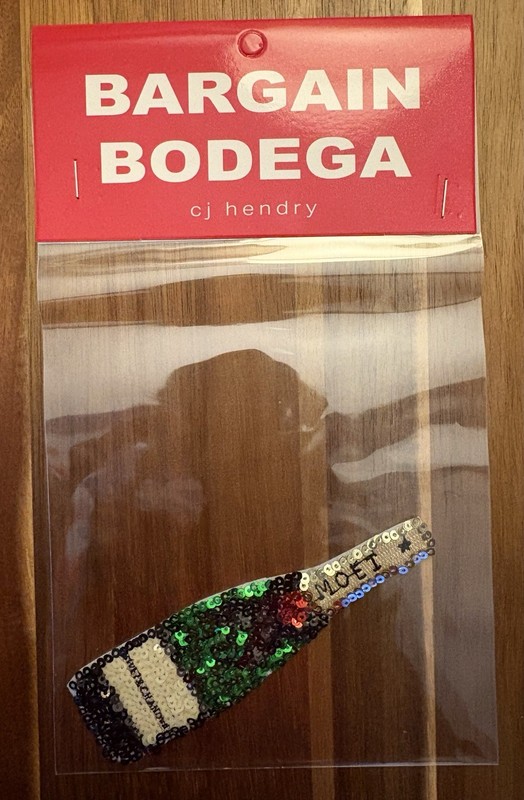 SEALED BRAND NEW CJ Hendry Bargain Bodega LMTD Edition Sequin Patch MOËT CHANDON