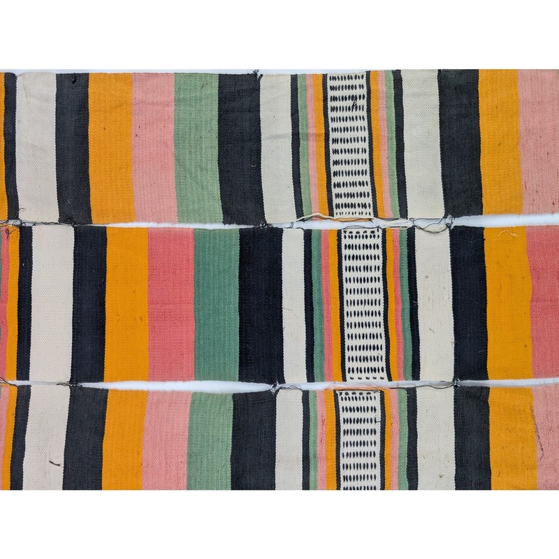 Vintage Traditional Handwoven African Fulani Khasa Textile 235x55cm gallery
