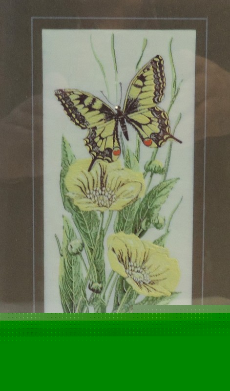 Cash's of Coventry woven silk picture of a butterly - Swallowtail gallery