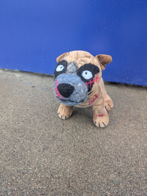 old Webkinz Shar Pei Turned Into Moss From Ginga Silver Fang Plush