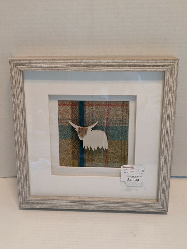Fiona Rogers Framed 3D Wall Art Decor Signed & Numbered – 10″x10″ Scotland