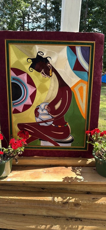 Silk Threading Art ‘A Mother’s Love’