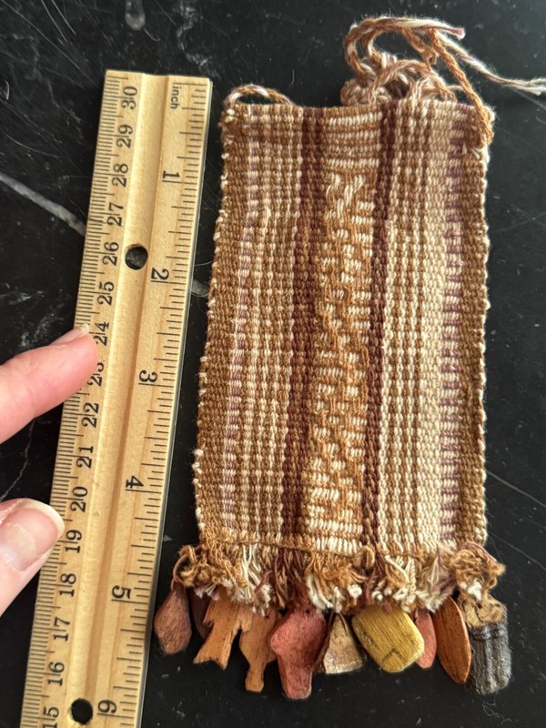 Dollhouse Miniature Tapestry Woven Wall Hanging Art Native Colored Cotton Algodo gallery