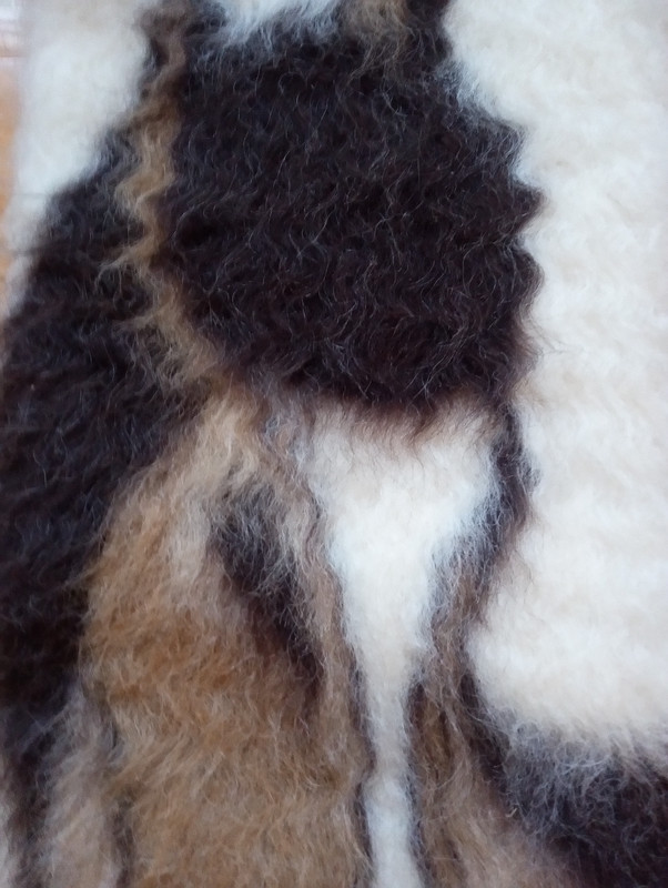 Vintage ~ Pair of Icelandic MCM Woven Shaggy Wool ~ Wall Hangings ~ Horse gallery