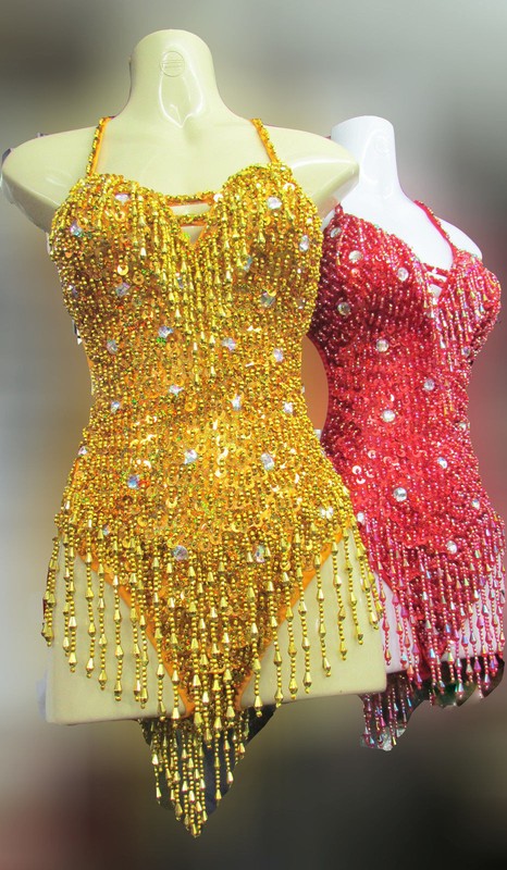 Da NeeNa L025 Party Latin Dance Costume Drag Showgirl Leotard XS-XL