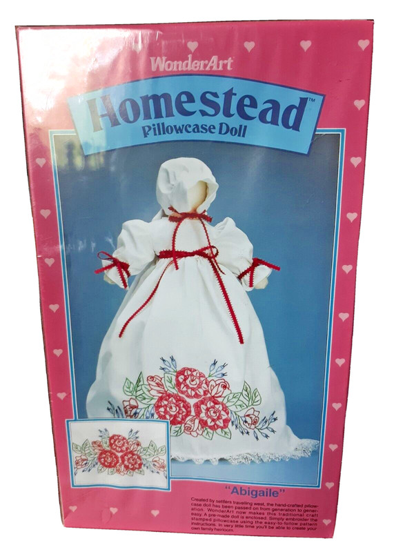 Cross Stitch Homestead WonderArt Pillowcase Doll kit «Abigaile»