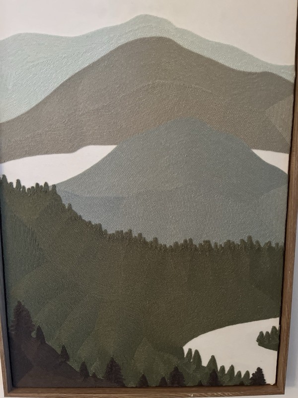 Embroidered Textured Wall Art gallery