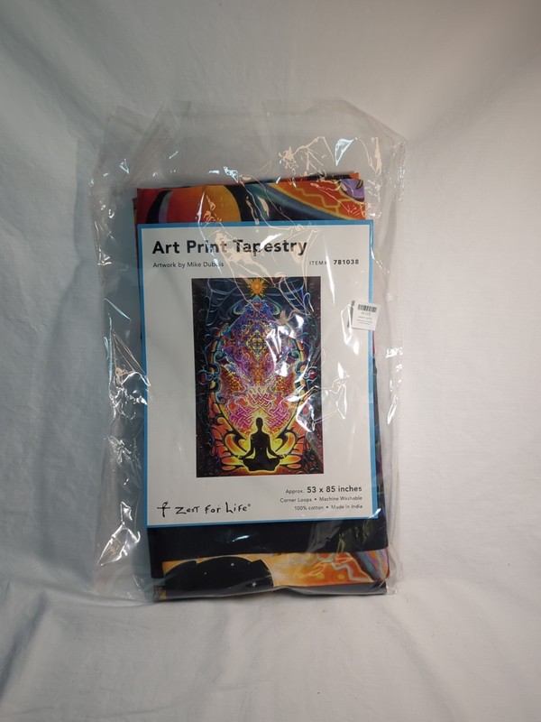"Zest For Life" Tapestry Cloth 85" X 53" Art Print By Mike Dubois Hanging Loops gallery