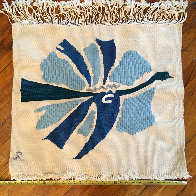 H. Matisse Inspried Handmade Tapestery in NYC | 30 in x 26 in | 100% Wool
