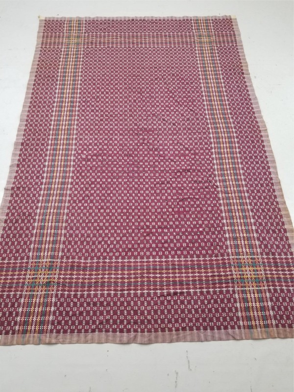 Vintage Handwoven Bangladeshi Nakshi Kantha Style Throw 213x142cm