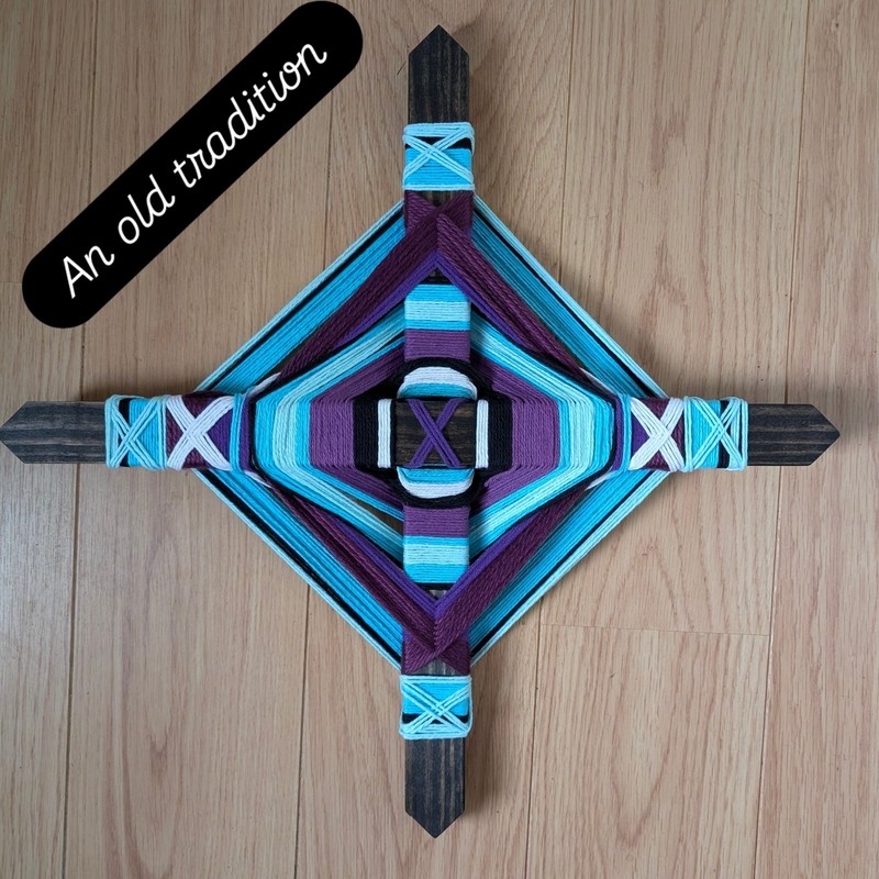 Ojo de Dios Mandala Eye of God Traditional New Mexican Art