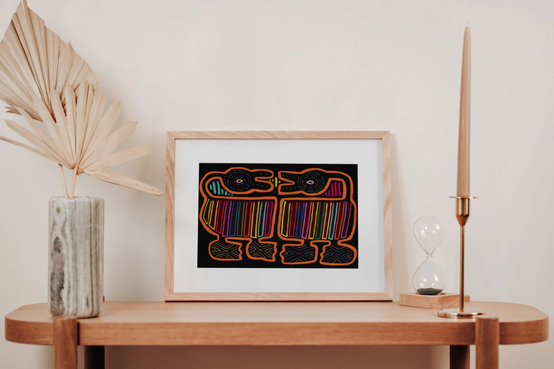 Black and Orange My Way or the Highway Mola gallery