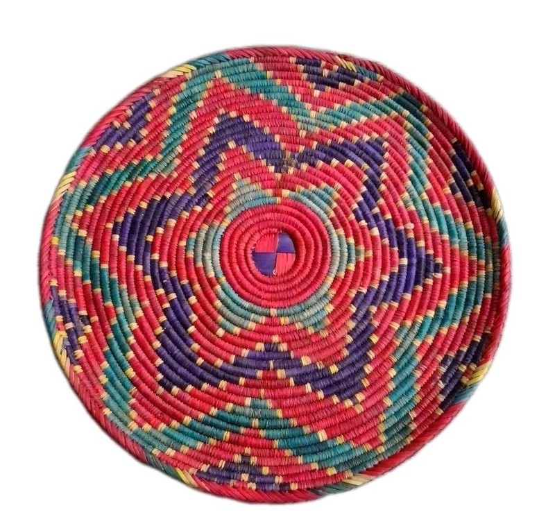 Vintage Ethiopian Handwoven Mesob Basket Woven Art Decor gallery