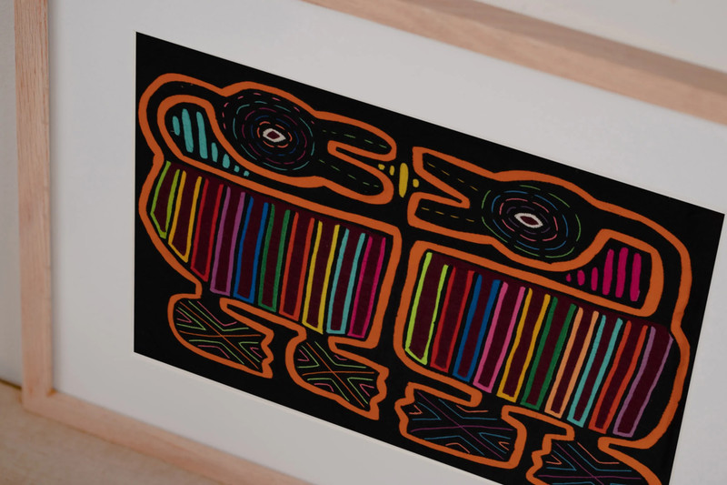 Black and Orange My Way or the Highway Mola gallery