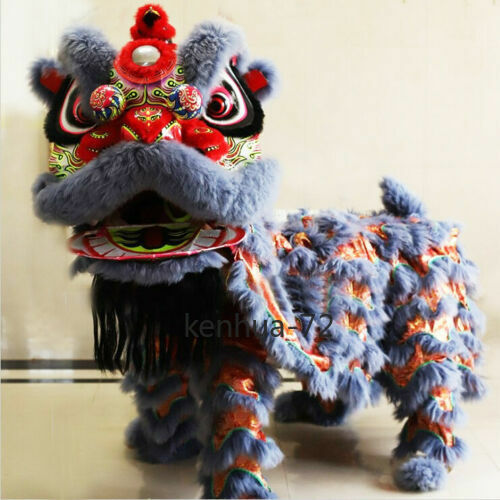 Chinese Foshan Lion Dance Mascot Costume Huang Feihong South Lion / Reseda 醒狮 gallery