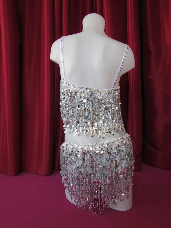 DA NEENA R3 Little Party Girl Latin Salsa Dance Pageant Sequin Costume S-M gallery