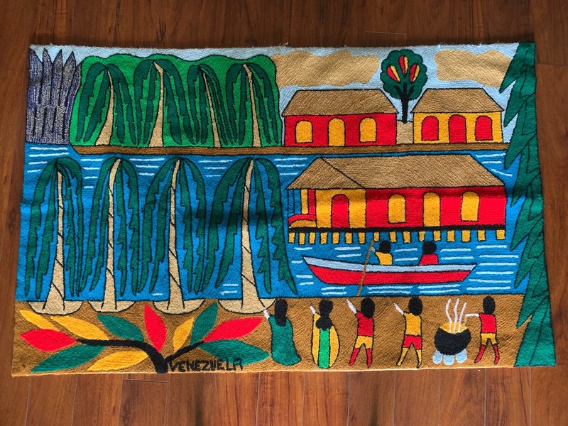 HANDMADE TAPESTRY/RUG BY VENEZUELA WAYUU