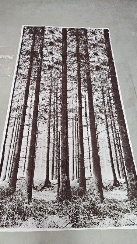 Vintage The Pinewood Cotton Textile Ronald Hansen Grautex Denmark NIP NEW ORG PK gallery