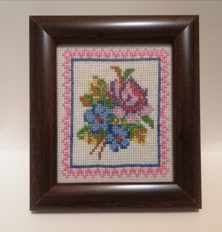 hand made floral embroidery