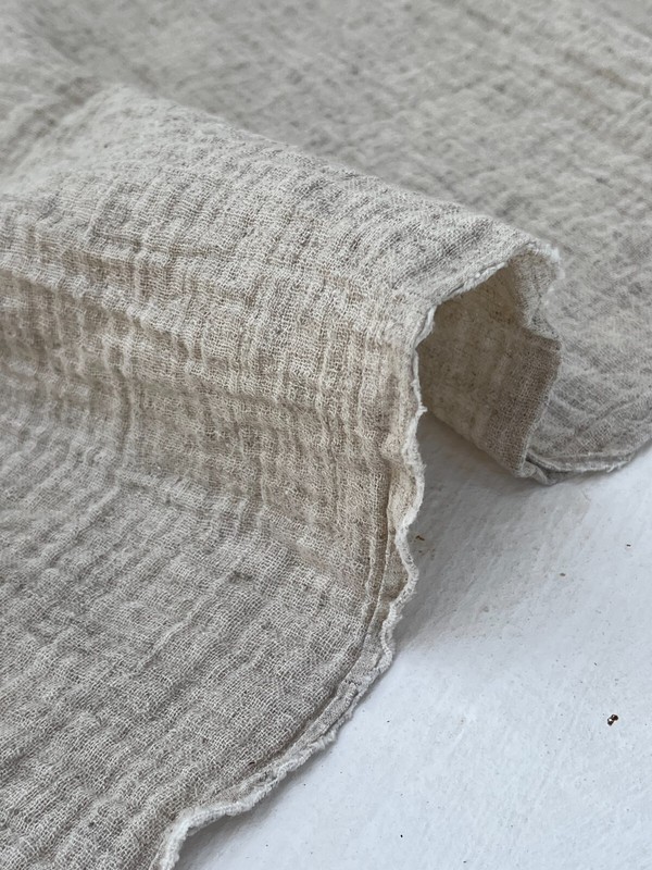 Muslin Fabric By 2 Meters- Organic Muslin Fabric – Linen Muslin Fabric- 2 Layer