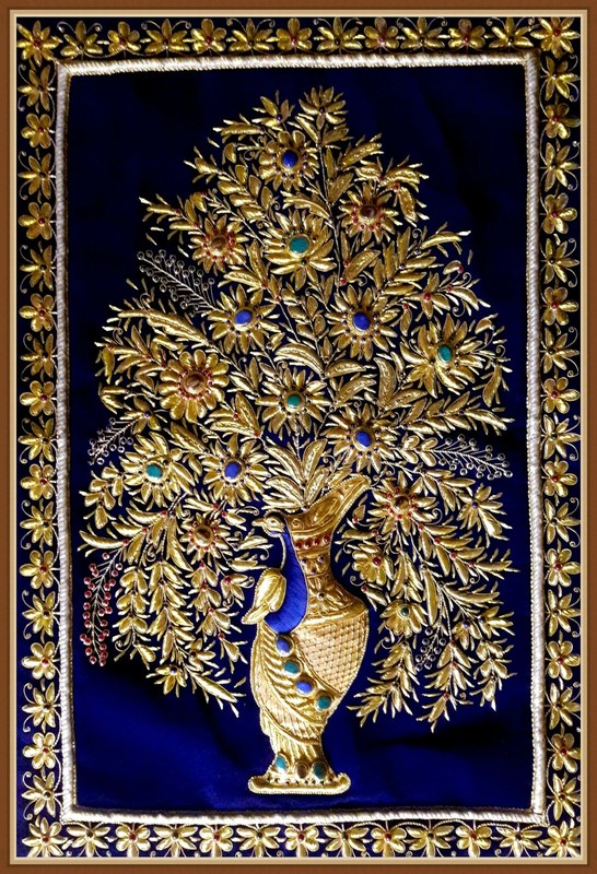 Christmas gift New Year ArtDecoCarpet DUBAI Gold, Silver,21 stones,family legacy
