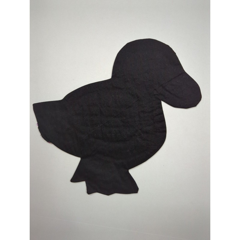 VTG PANAMA Mola Folk Fabric Duck Art Work Reverse Embroidery Pillow 11 x 10.5 gallery