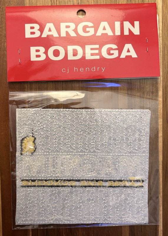 SEALED BRAND NEW CJ Hendry Bargain Bodega LMTD Edition Sequin Patch MAGNUM gallery