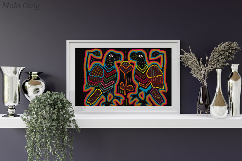 Gossip Parrot Panama Mola gallery