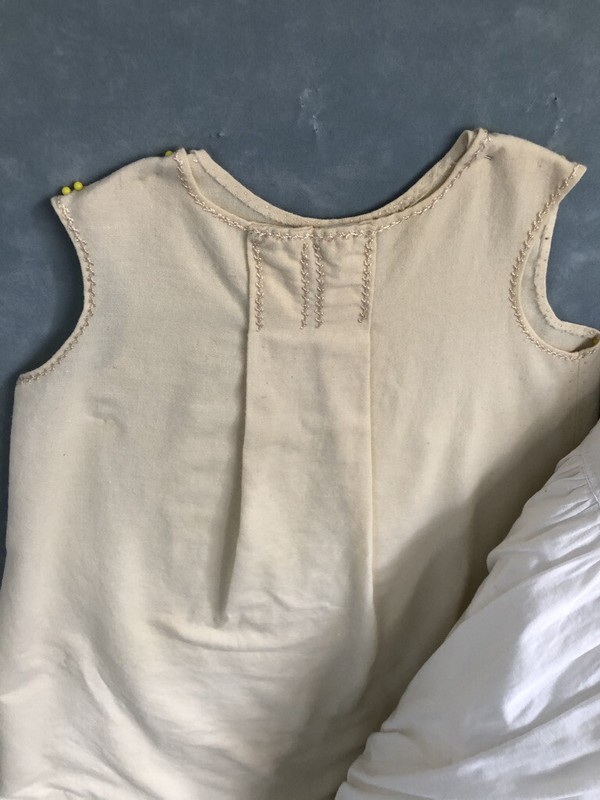 Antique Christening Dress 3 pieces handmade orig gold plated closure 100 yrs gallery