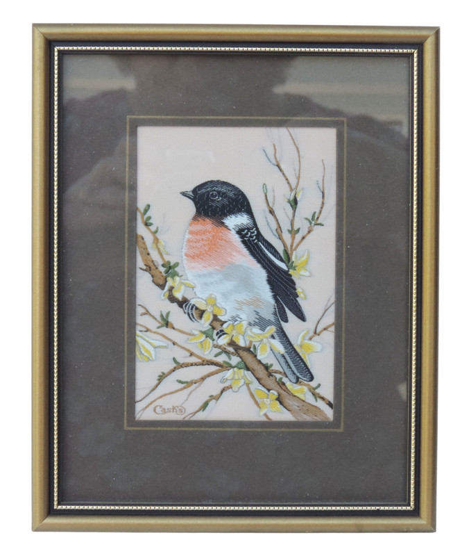 Cash’s of Coventry woven silk picture – Birds