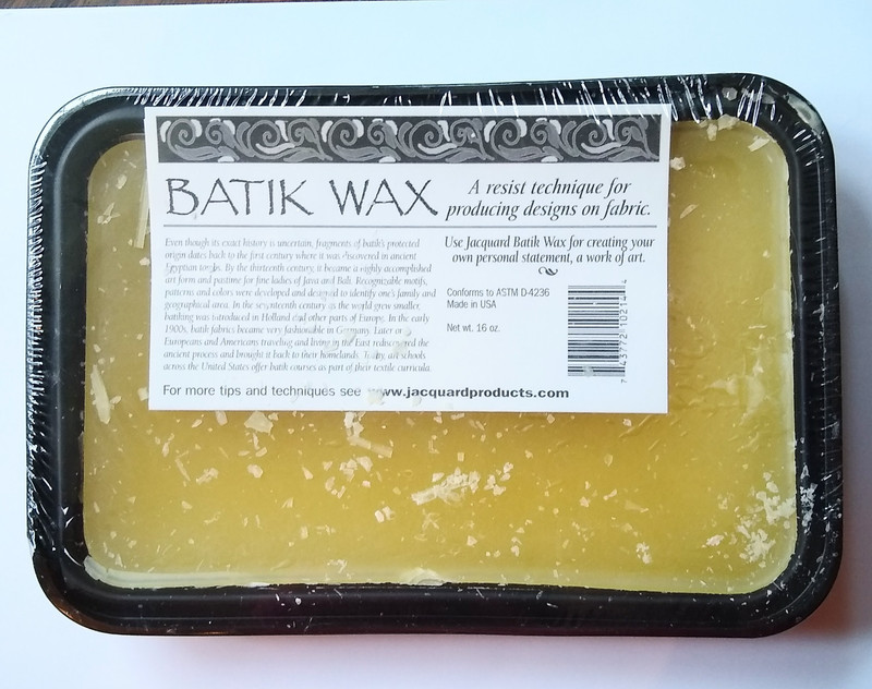 JACQUARD Batik Wax TJAP Stamp & Hand Paint & Dye Fabric Design 1-lb NEW